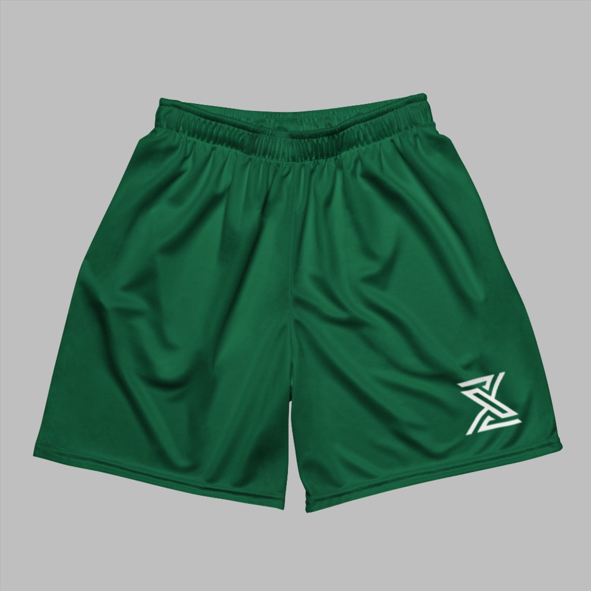 X0TIKZ Forest Green Mesh Shorts | X0TIKZ